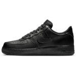[Custom Black gold rose for women]  Air Force 1 Skateboard Shoes Women's Low-Top Black/Gold - Image 6