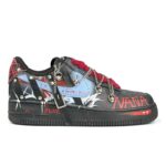 [Custom Nana Osaki]  Air Force 1 Skateboarding Shoes Low-top Black - Image 4