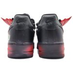 [Custom Hunt the dark descendants]  Air Force 1 Skateboarding Shoes Unisex Low-top Black/Red - Image 4