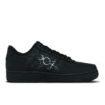 [Custom Black and White Goths]  Air Force 1 Skateboarding Shoes - Image 3