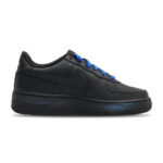 [Custom Female thermal imaging]  Air Force 1 Skateboarding Shoes Women's Low-top Black/Blue - Image 2