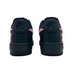 [Custom Pink ink raspberry]  Air Force 1 Skateboarding Shoes Women's Low-top Black/pink - Image 5