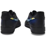 [Custom Female starry sky]  Air Force 1 Skateboard Shoes Women's Low-Top Black/Blue - Image 4