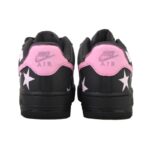 [Custom Neon Universe ]  Air Force 1 Vintage Skateboarding Women's Shoes - Image 4