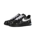 [Custom The origin of the female style]  Air Force 1 Origin Slip-Resistant Coverage Low-Top Skateboard Shoes Women's Black - Image 3
