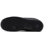 [Custom Women's quick silver]  Air Force 1 Skateboarding Shoes Women's Low-top Black/Sliver - Image 5