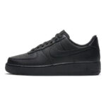 [Custom "North Latitude Smiling Face"]  Air Force 1 Skateboarding Shoes Women's Low-top Black/white - Image 6