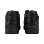[Custom Female cashew flower black]  Air Force 1 Skateboarding Shoes Women's Low-top Black - Image 5