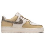 [Custom Snake pattern Maillard]  Air Force 1 Skateboarding Shoes Women's - Image 2