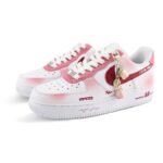 [Custom Women's rose love words]  Air Force 1 Skateboarding Shoes Women's - Image 3
