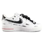 [Custom Gothic skeleton graffiti E]  Air Force 1 Skateboarding Shoes Women's - Image 4