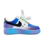 [Custom Blue Rabbit E]  Air Force 1 Skateboarding Shoes Women's - Image 2