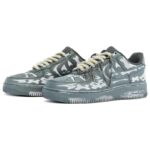 [Custom Women's scratch-off card gray QD]  Air Force 1 Skateboarding Shoes Women's - Image 3