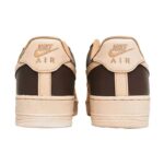 [Custom The coffee beans for women are brown]  Air Force 1 Skateboarding Shoes Women's Low-top Brown/Taupe - Image 4