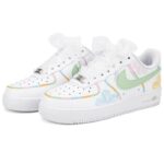 [Custom Flower Graffiti]  Air Force 1 Skateboarding Shoes Women's - Image 3