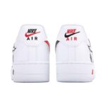 [Custom Retro red rose]  Air Force 1 Skateboarding Shoes Unisex - Image 4