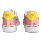 [Custom Female peach-pink graffiti]  Air Force 1 Skateboarding Shoes Women's Low-top Pink/Blue/Orange - Image 4