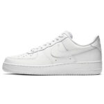 [Custom Flower powder]  Air Force 1 Wear-Resistant Low-Top Skateboard Shoes Women's Pink White - Image 6