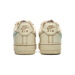 [Custom Female coffee dye black coffee A-BOX]  Air Force 1 Skateboarding Shoes Women's Low-top Beige Black Blue - Image 4