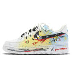 [Custom Female Mondrian graffiti]  Air Force 1 Skateboarding Shoes Women's - Image 2