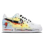 [Custom Female Mondrian graffiti]  Air Force 1 Skateboarding Shoes Women's - Image 3