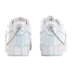 [Custom Blue drops]  Air Force 1 Skateboarding Shoes Women's Low-top Blue - Image 4