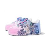 [Custom A girl with an ancient style in the 2D world]  Air Force 1 Skateboarding Shoes Women's Low-top - Image 2