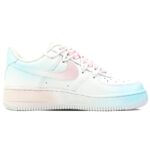 [Custom Travel Around The Galaxy]  Air Force 1 Skateboarding Shoes Women's Low-top Blue/pink/white - Image 2