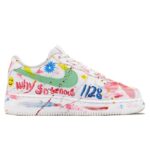 [Custom Color Graffiti]  Air Force 1 Skateboarding Shoes Women's - Image 3