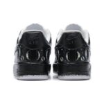 [Custom Female graffiti bubble]  Air Force 1 Skateboarding Shoes Women's Low-top Black - Image 5