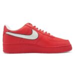 [Custom Female style pure Melody Crimson Flame]  Air Force 1 Skateboard Shoes Women's Low-Top Red/Gray - Image 2