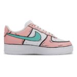[Custom Female 2D strawberry milkshake]  Air Force 1 Skateboarding Shoes Women's - Image 2