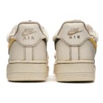 [Custom The women's coffee is bright yellow]  Air Force 1 Skateboard Shoes Women's Low-Top Beige/Yellow - Image 5