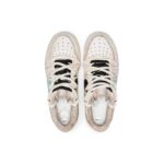 [Custom Women's coffee Tiffany]  Air Force 1 Skateboard Shoes Women's Low-Top Beige/Green - Image 4