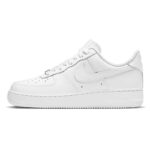 [Custom Women's striped coffee]  Air Force 1 Skateboarding Shoes Women's Low-top Beige - Image 6