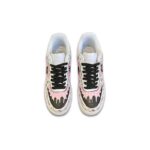 [Custom Sweetheart Chocolate]  Air Force 1 Skateboarding Shoes Women's Low-top Black/powder - Image 4