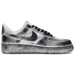 [Custom Female Chinese dragon in black, white and grey]  Air Force 1 Skateboarding Shoes Women's Low-top Black/White/Gray - Image 2