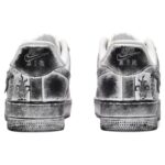 [Custom Female Chinese dragon in black, white and grey]  Air Force 1 Skateboarding Shoes Women's Low-top Black/White/Gray - Image 4