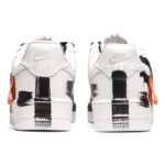 [Custom Freehand Brushwork]  Air Force 1 Skateboarding Shoes Low-top Black/White - Image 4