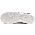 [Custom Freehand Brushwork]  Air Force 1 Skateboarding Shoes Low-top Black/White - Image 5