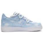 [Custom Women's scratch-off card with a cross in white and blue]  Air Force 1 Skateboarding Shoes Women's - Image 2