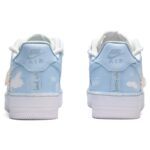 [Custom Women's scratch-off card with a cross in white and blue]  Air Force 1 Skateboarding Shoes Women's - Image 4