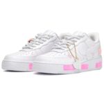 [Custom Women's cross-shaped heart-shaped white powder]  Air Force 1 Skateboarding Shoes Women's - Image 3
