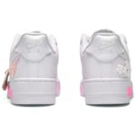 [Custom Women's cross-shaped heart-shaped white powder]  Air Force 1 Skateboarding Shoes Women's - Image 4