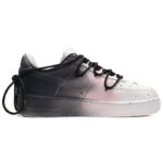 [Custom Female splash graffiti in black, white and red]  Air Force 1 Skateboarding Shoes Women's - Image 3