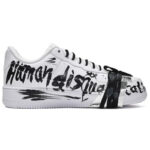 [Custom Female dark hero black and white pink]  Air Force 1 Skateboarding Shoes Women's Low-top Core Black / Cloud White / Team Shock Pink 2 - Image 3