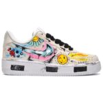[Custom Women's heart-shaped small daisies in off-white]  Air Force 1 Skateboarding Shoes Women's - Image 3