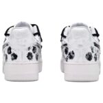 [Custom The Wild Spirit for women is black, white and grey]  Air Force 1 Skateboarding Shoes Women's Low-top Black/White/Gray - Image 5