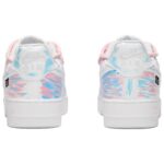 [Custom Women's Macaron Love in blue and pink]  Air Force 1 Skateboarding Shoes Women's Low-top Blue/pink - Image 5