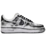 [Custom Female dragon spine black and white]  Air Force 1 Skateboarding Shoes Women's Low-top Black/White - Image 4